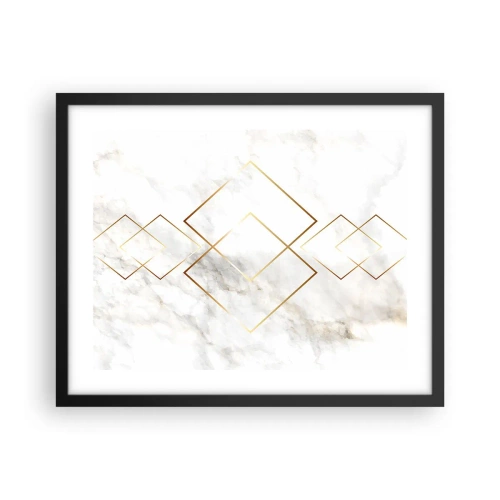 Póster en marco negro - Una vista al infinito - 50x40 cm