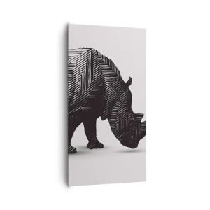 Cuadro sobre lienzo - Impresión de Imagen - La belleza geométrica de la naturaleza - 65x120 cm