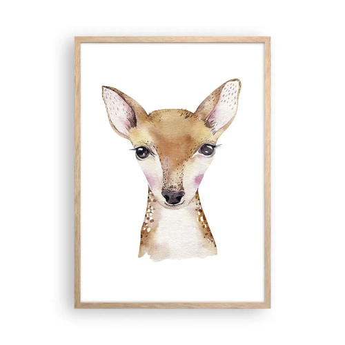 Póster en marco roble claro - La naturaleza de la inocencia - 50x70 cm