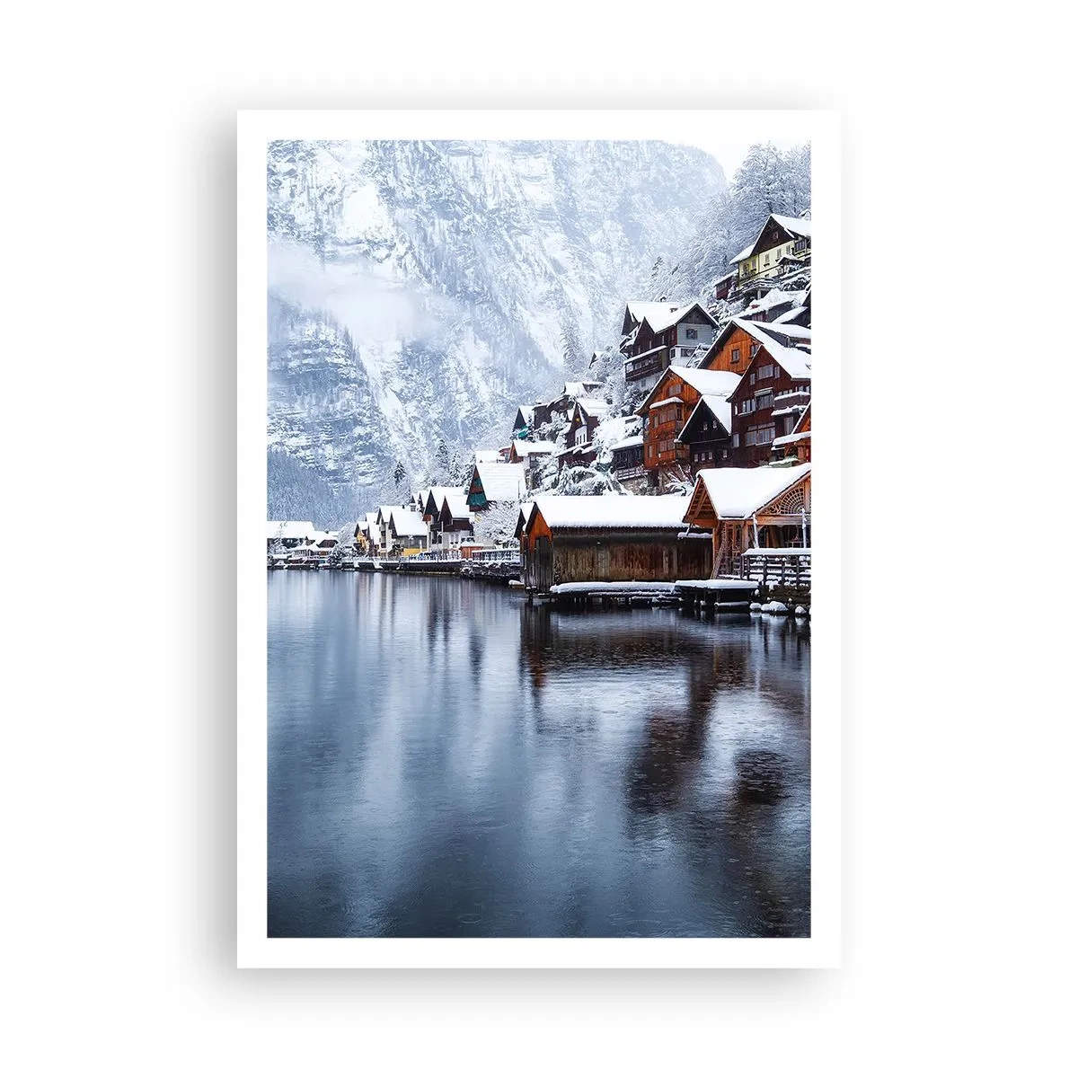 Póster - En un decorado de invierno - 70x100 cm