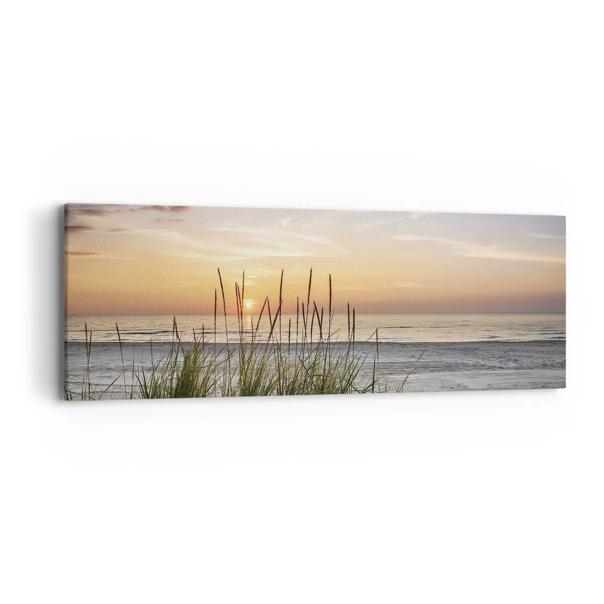 Cuadro sobre lienzo - Impresión de Imagen - Mira, piensa, siente - 90x30 cm