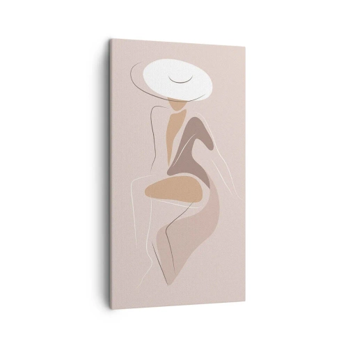 Cuadro sobre lienzo - Impresión de Imagen - Una auténtica dama - 45x80 cm