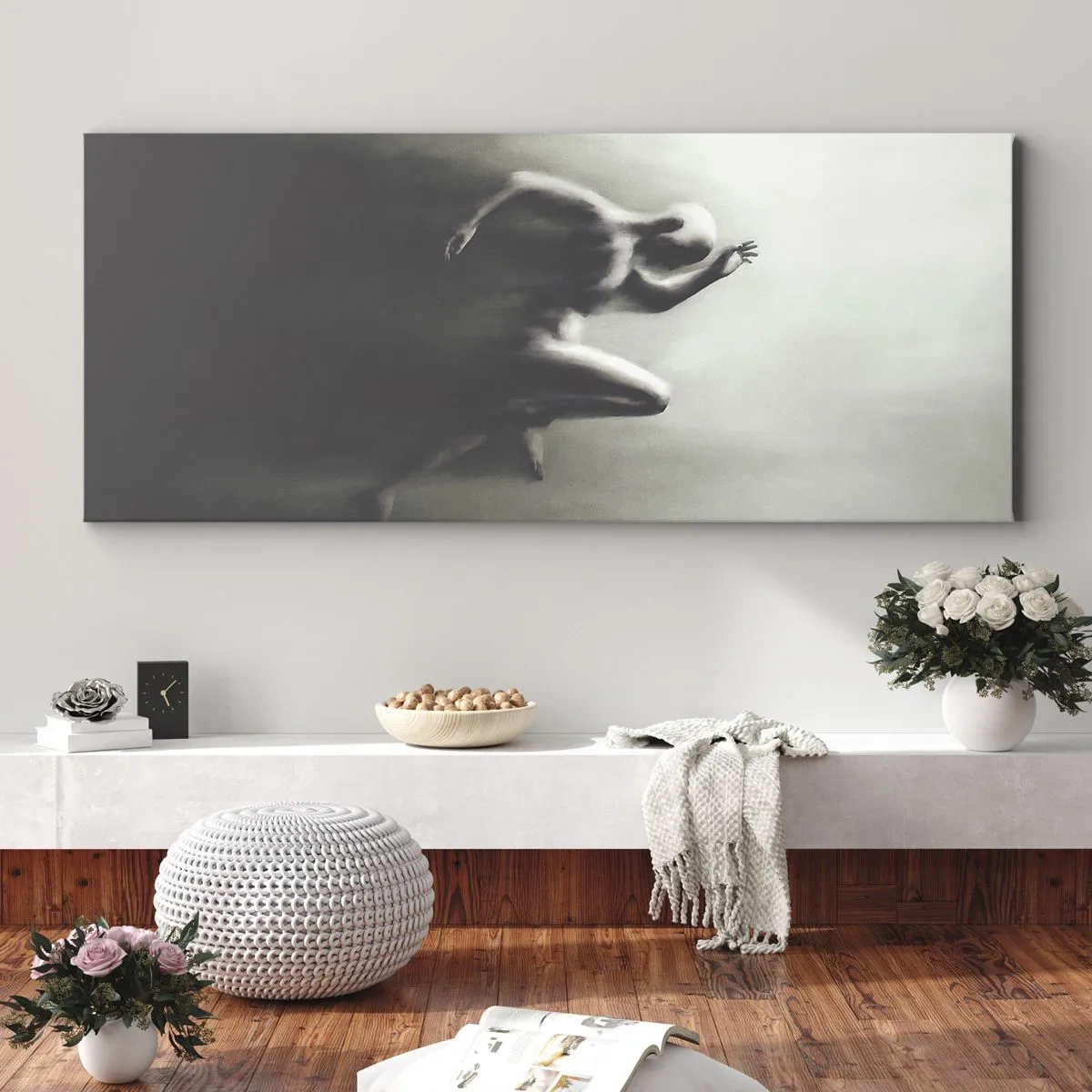 Cuadro sobre lienzo - Impresión de Imagen - Imparable - 100x40 cm