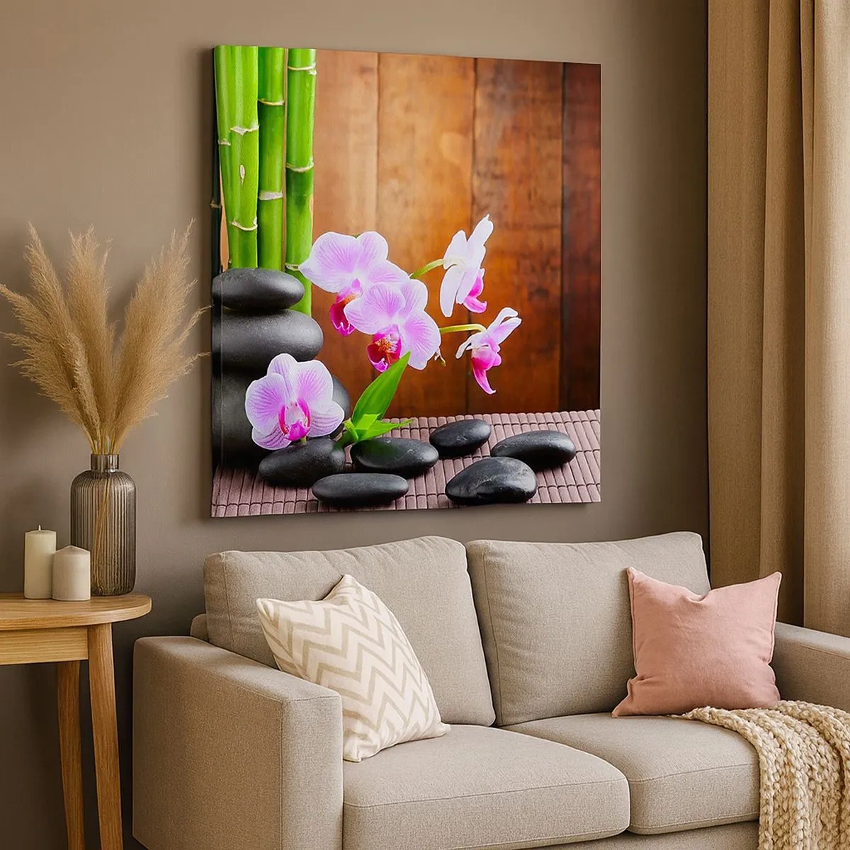 Cuadro sobre lienzo - Impresión de Imagen - Experimente los placeres de Oriente - 30x30 cm