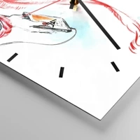 Esfera sin numeración, con rayas