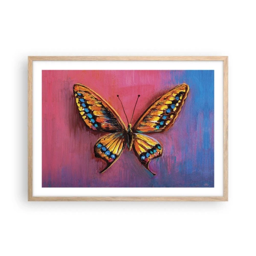 Póster en marco roble claro - Una joya de la naturaleza - 70x50 cm