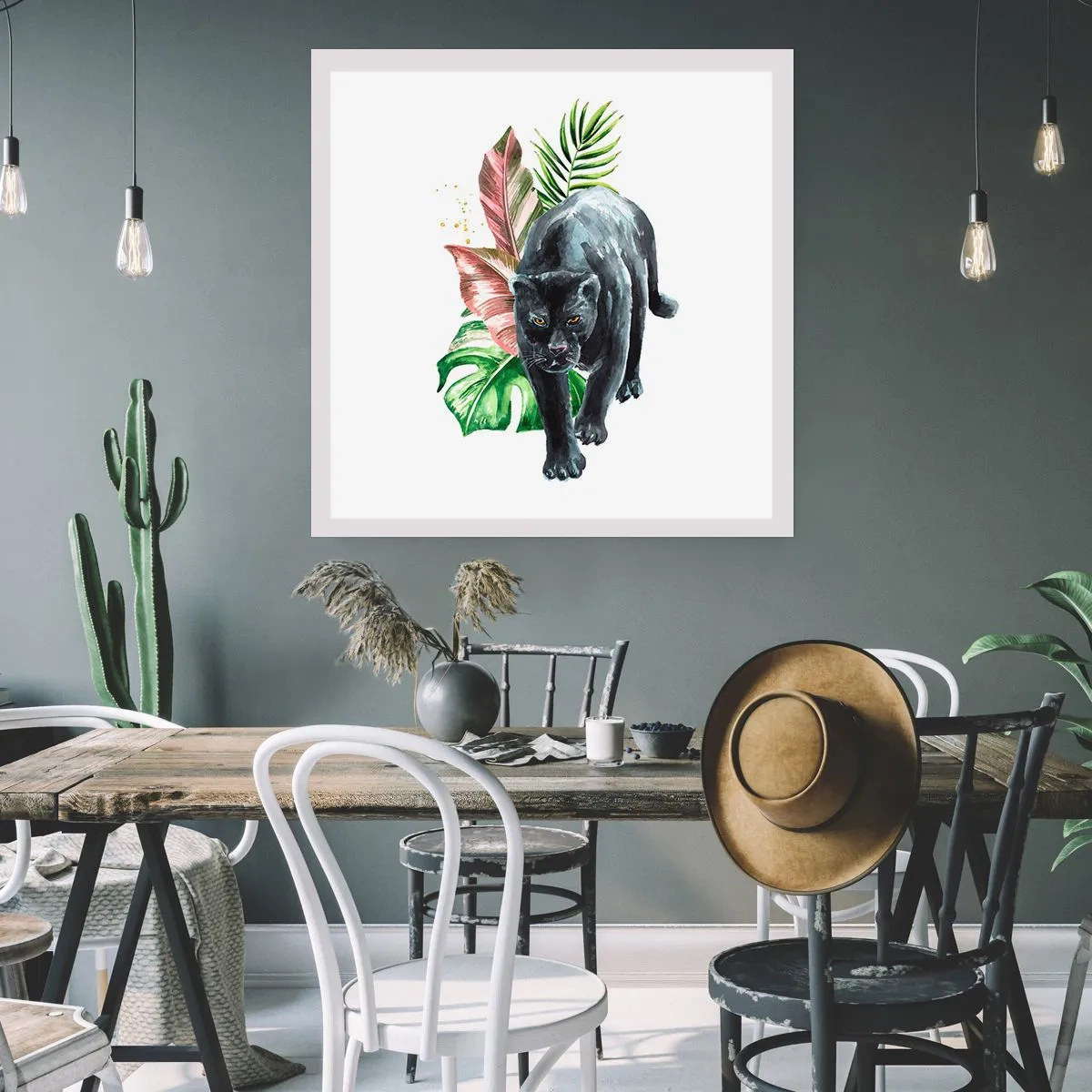 Póster - Salvaje de corazón - 40x40 cm