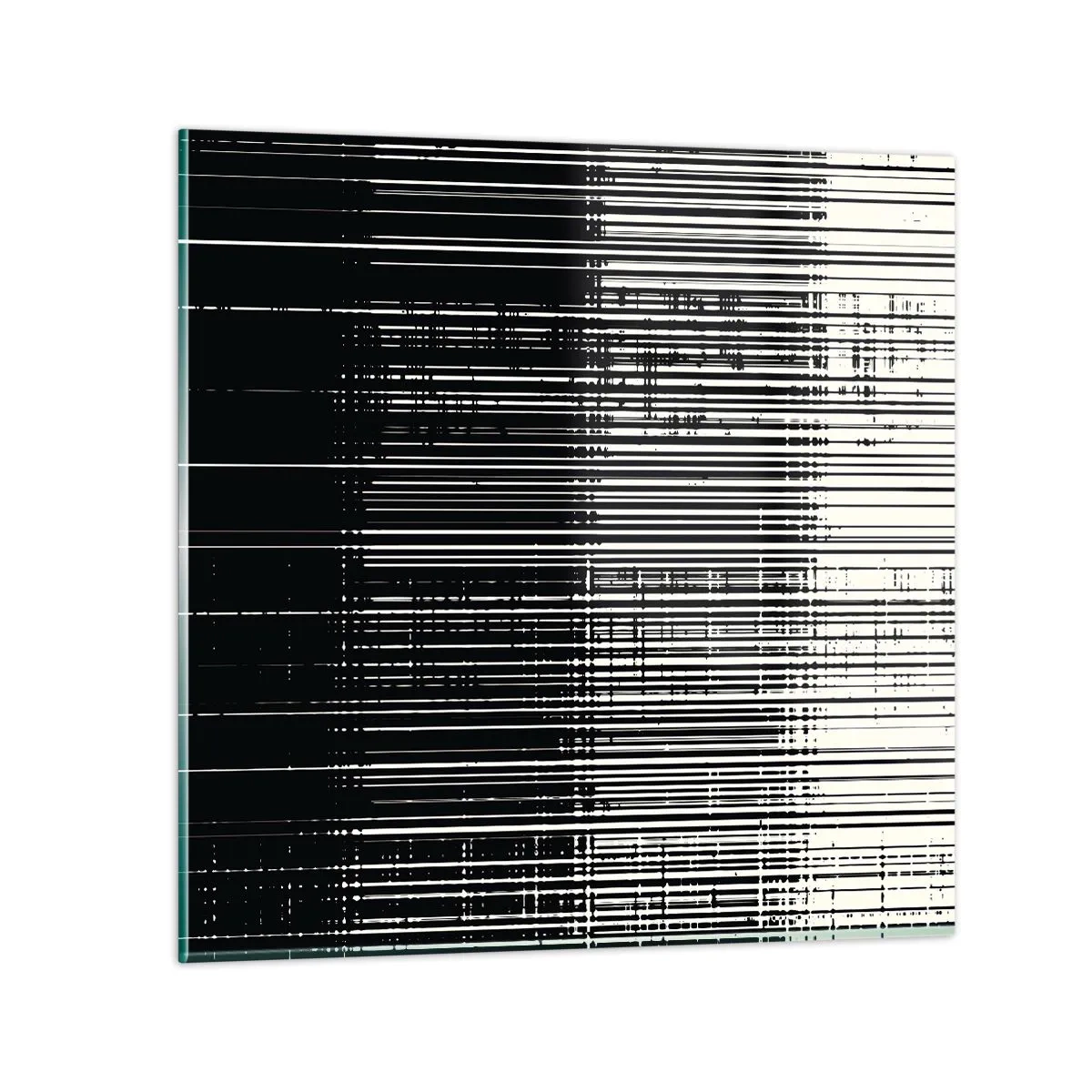 Cuadro sobre vidrio - Impresiones sobre Vidrio - Ondas y vibraciones - 30x30 cm