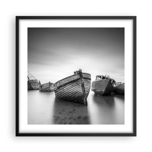 Póster en marco negro - Ahora solo quedan los recuerdos... - 50x50 cm