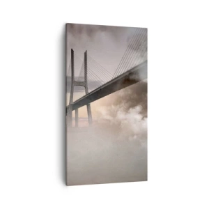 Cuadro sobre lienzo - Impresión de Imagen - Junto al río que no existe - 45x80 cm