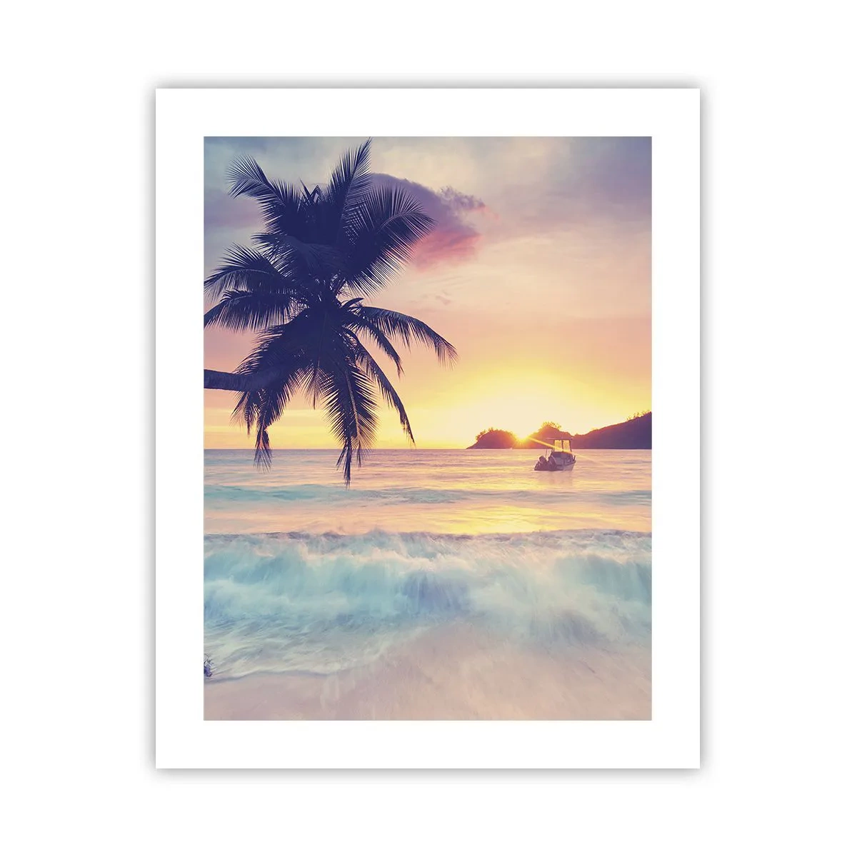 Póster - Atardecer en la bahía - 40x50 cm