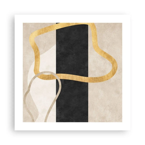 Póster - Formas en bucle - 50x50 cm