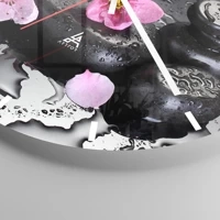 Esfera sin numeración, con rayas