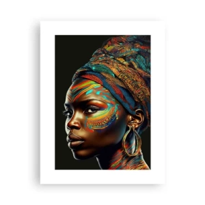 Póster - Reina africana - 30x40 cm
