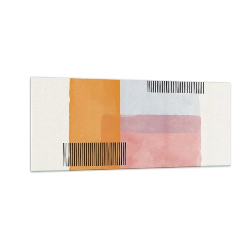 Cuadro sobre vidrio - Impresiones sobre Vidrio - La rectitud - 100x40 cm