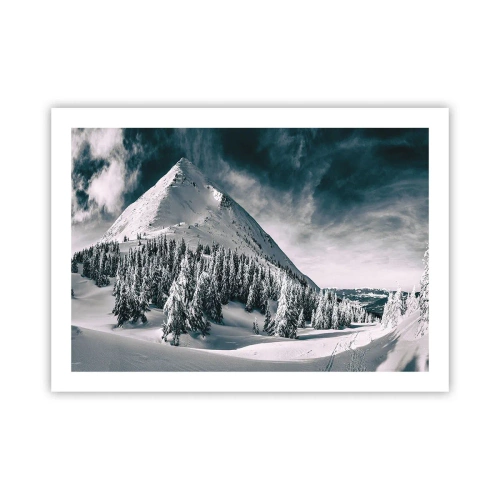 Póster - Tierra de nieve y hielo - 70x50 cm