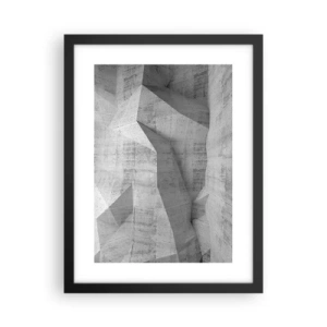 Póster en marco negro - Un verdadero desafío - 30x40 cm