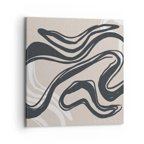 Cuadro sobre lienzo - Impresión de Imagen - Expresión multiplicada - 70x70 cm