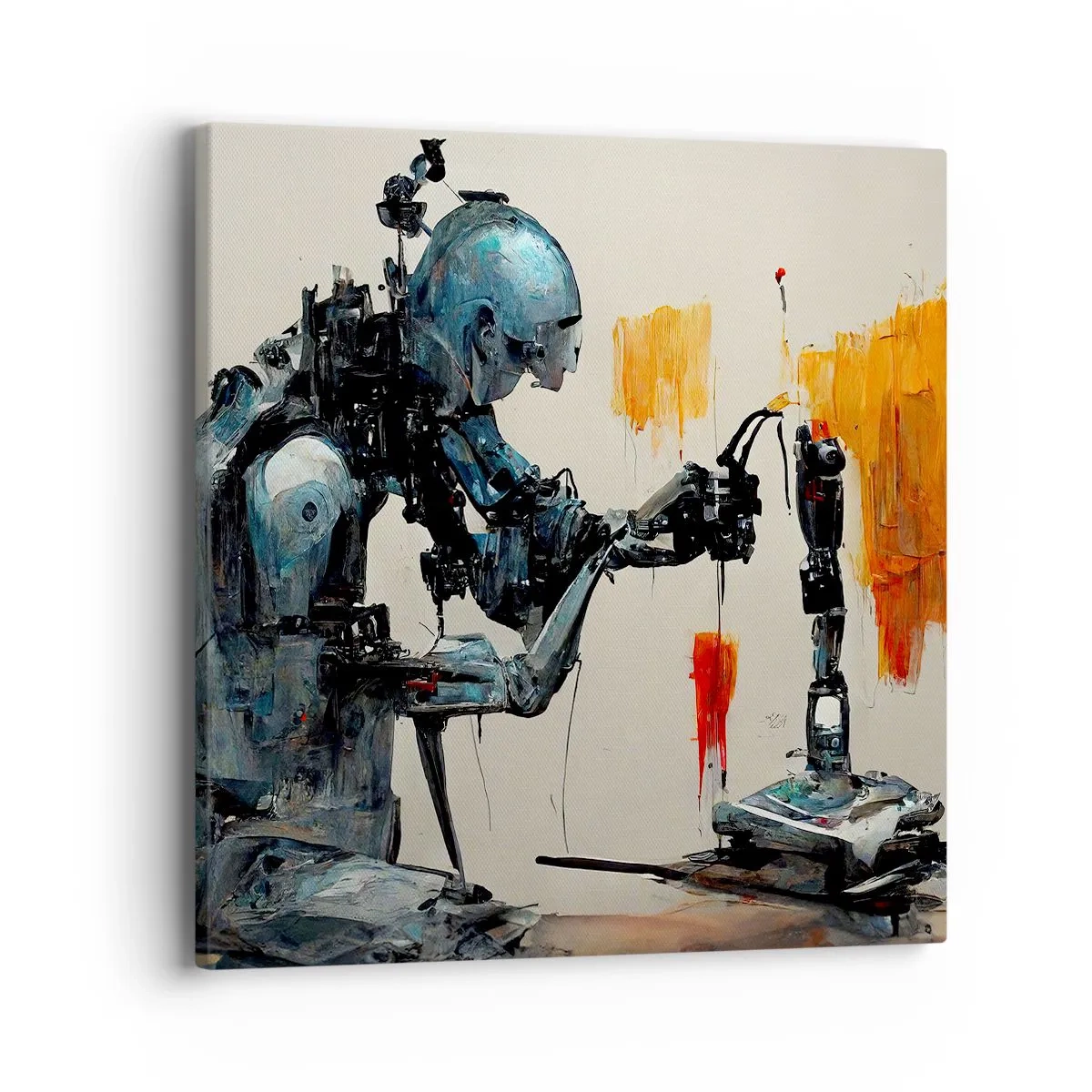 Cuadro sobre lienzo - Impresión de Imagen - Próximamente... - 40x40 cm