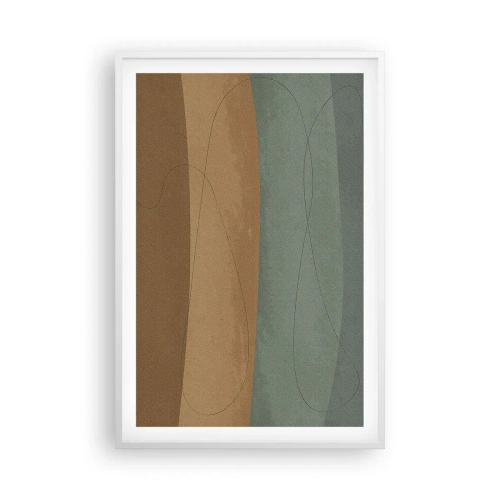 Póster en marco blanco - Composición horizontal - 61x91 cm