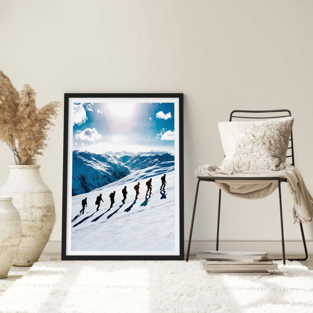 Póster en marco negro - Equipo de conquistadores - 61x91 cm