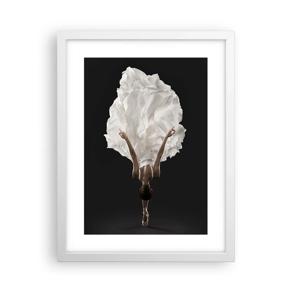 Póster en marco blanco - Movimientos insólitos - 30x40 cm