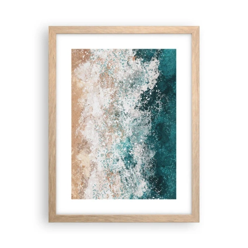 Póster en marco roble claro - Historias del mar - 30x40 cm