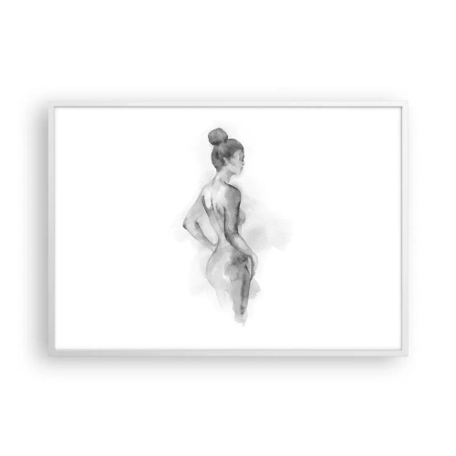 Póster en marco blanco - Tan hermosa como la pintura - 100x70 cm