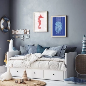 Coastal interior - Inspiración para una habitación infantil