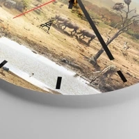 Esfera sin numeración, con rayas