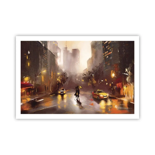 Póster - En las luces de Nueva York - 91x61 cm