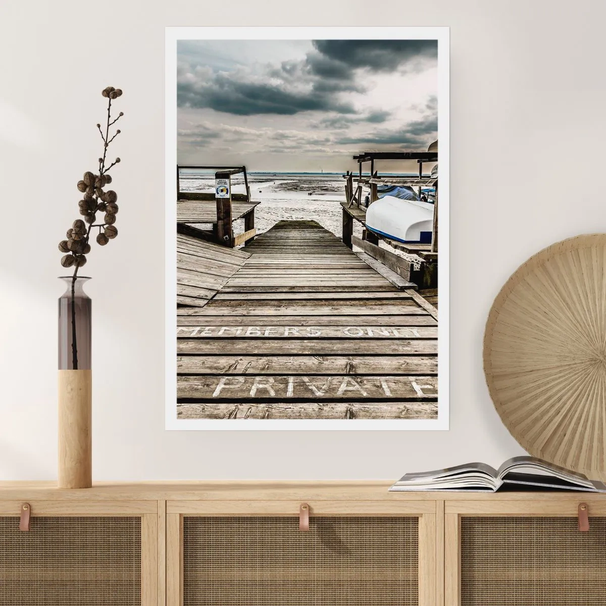 Póster - La playa del norte - 70x100 cm