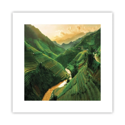 Póster - Valle vietnamita - 30x30 cm