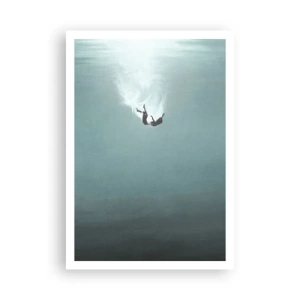 Póster - En el abrazo del océano - 70x100 cm