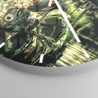 Esfera sin numeración, con rayas