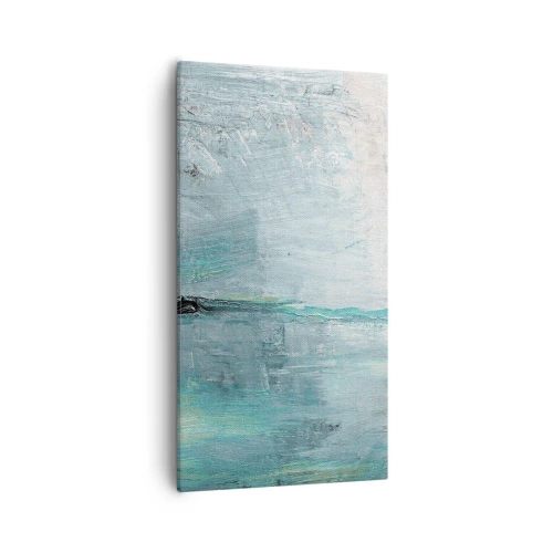 Cuadro sobre lienzo - Impresión de Imagen - Horizontalmente sobre el azul - 55x100 cm