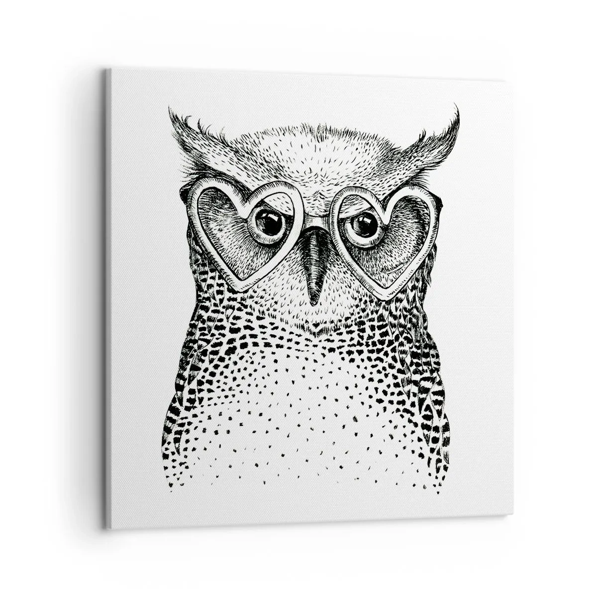 Cuadro sobre lienzo - Impresión de Imagen - Con sabiduría y amor - 50x50 cm