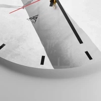 Esfera sin numeración, con rayas