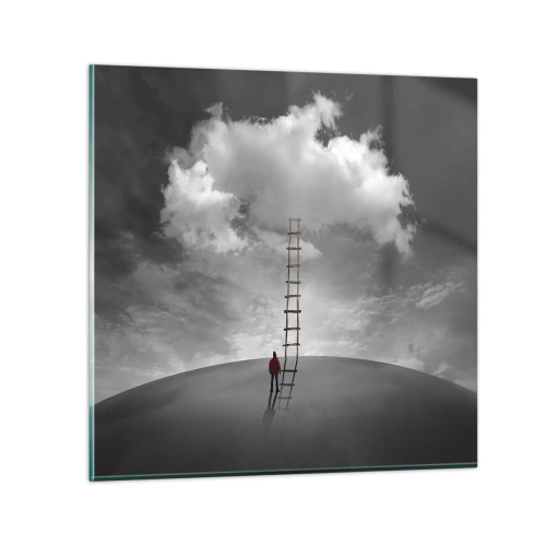 Cuadro sobre vidrio - Impresiones sobre Vidrio - Todo es posible - 70x70 cm