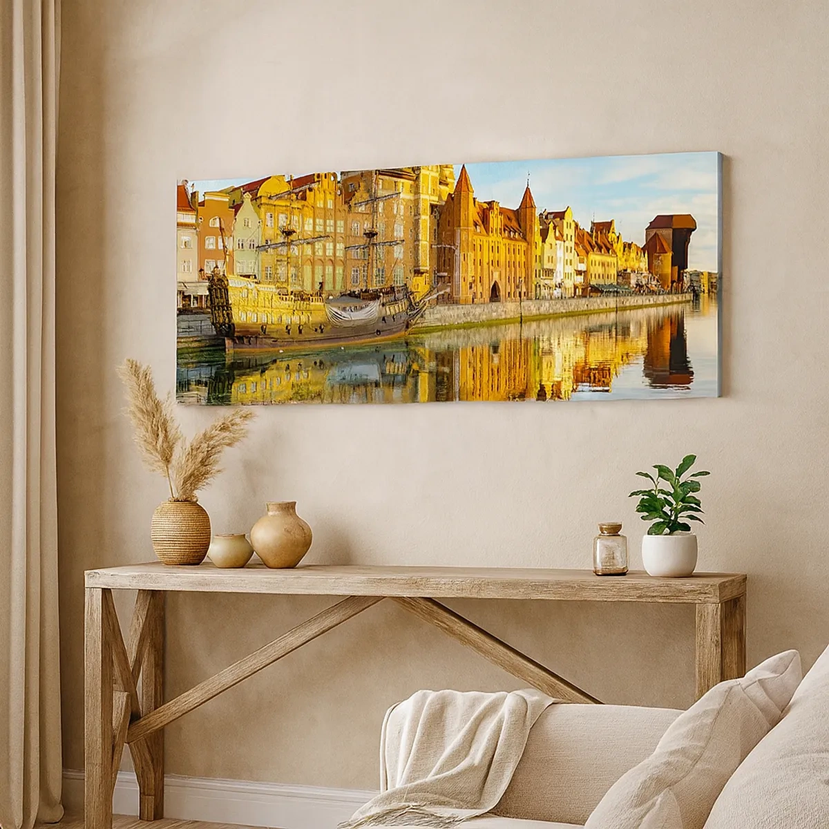 Cuadro sobre lienzo - Impresión de Imagen - Un espejo del pasado - 30x30 cm