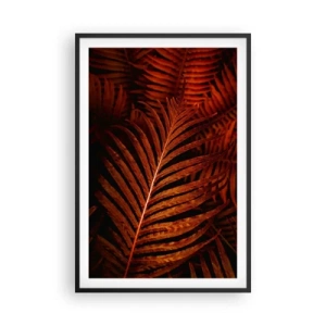 Póster en marco negro - Las brasas de la vida - 61x91 cm