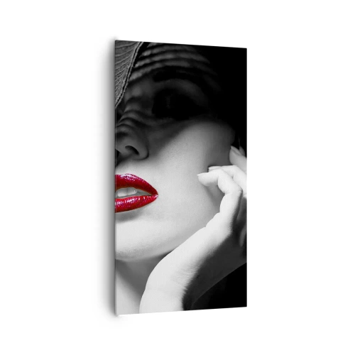 Cuadro sobre lienzo - Impresión de Imagen - Estudio en escarlata - 65x120 cm