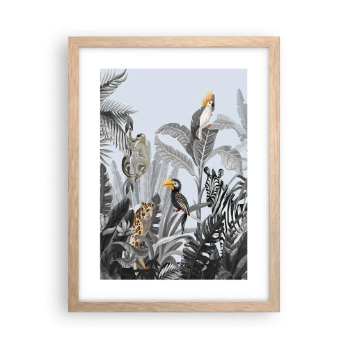 Póster en marco roble claro - Un cuento de hadas africano - 30x40 cm