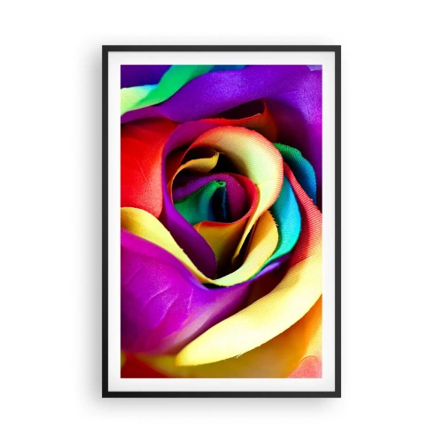 Póster en marco negro - Es imposible - 61x91 cm