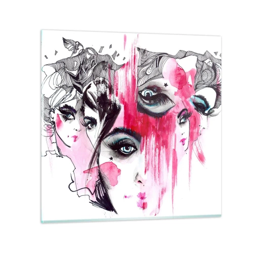 Cuadro sobre vidrio - Impresiones sobre Vidrio - , - 30x30 cm