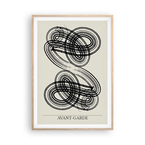 Póster en marco roble claro - Salió espontáneamente - 70x100 cm