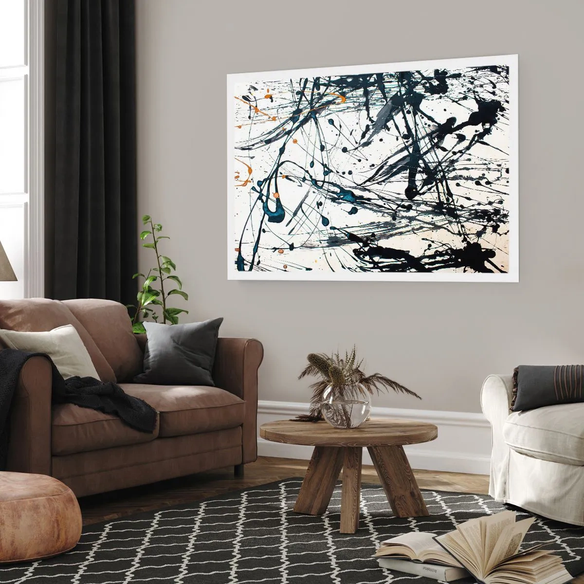 Póster - Abstracción expresionista - 50x40 cm