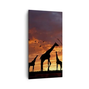 Cuadro sobre lienzo - Impresión de Imagen - Una pequeña cena con tus seres queridos - 55x100 cm