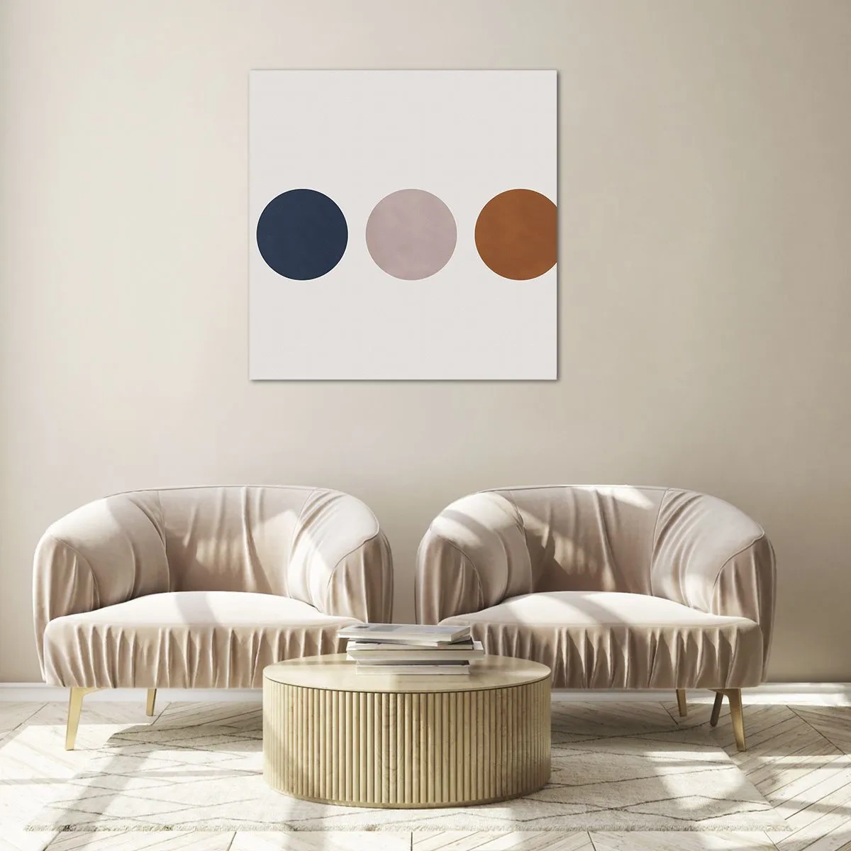 Cuadro sobre vidrio - Impresiones sobre Vidrio - Símbolo de perfección - 60x60 cm