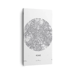 Cuadro sobre lienzo - Impresión de Imagen - Anatomía de Roma - 45x80 cm